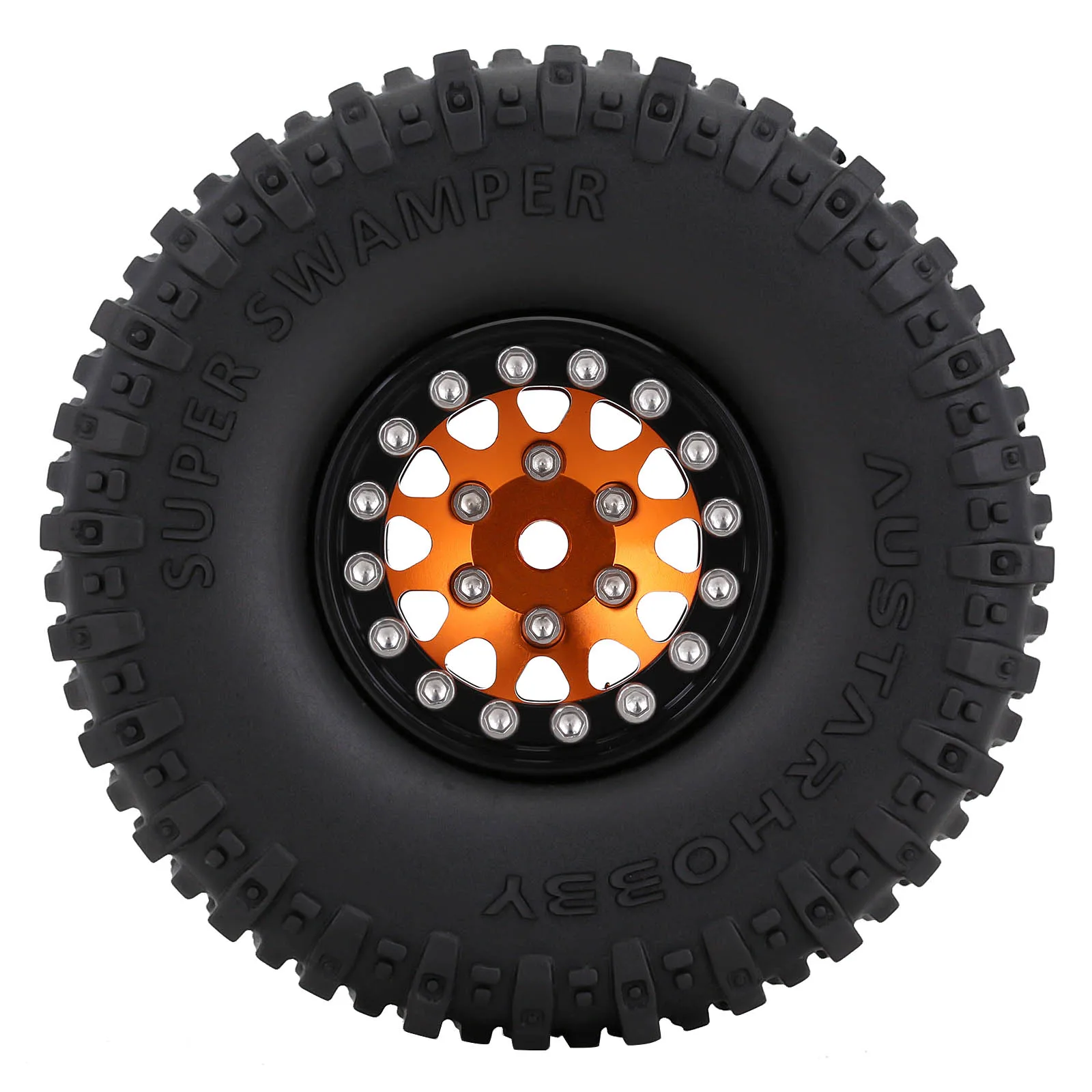 4PCS 60*20mm Mud Rubber Tires&1.0