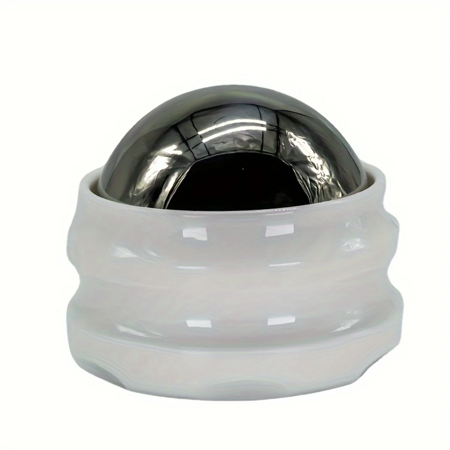 1pc Stainless Steel Iced Massage Ball, 54mm/2.1inch Hot & Cold Compress, Muscle Cooling Beauty Tool for Sports Fitness