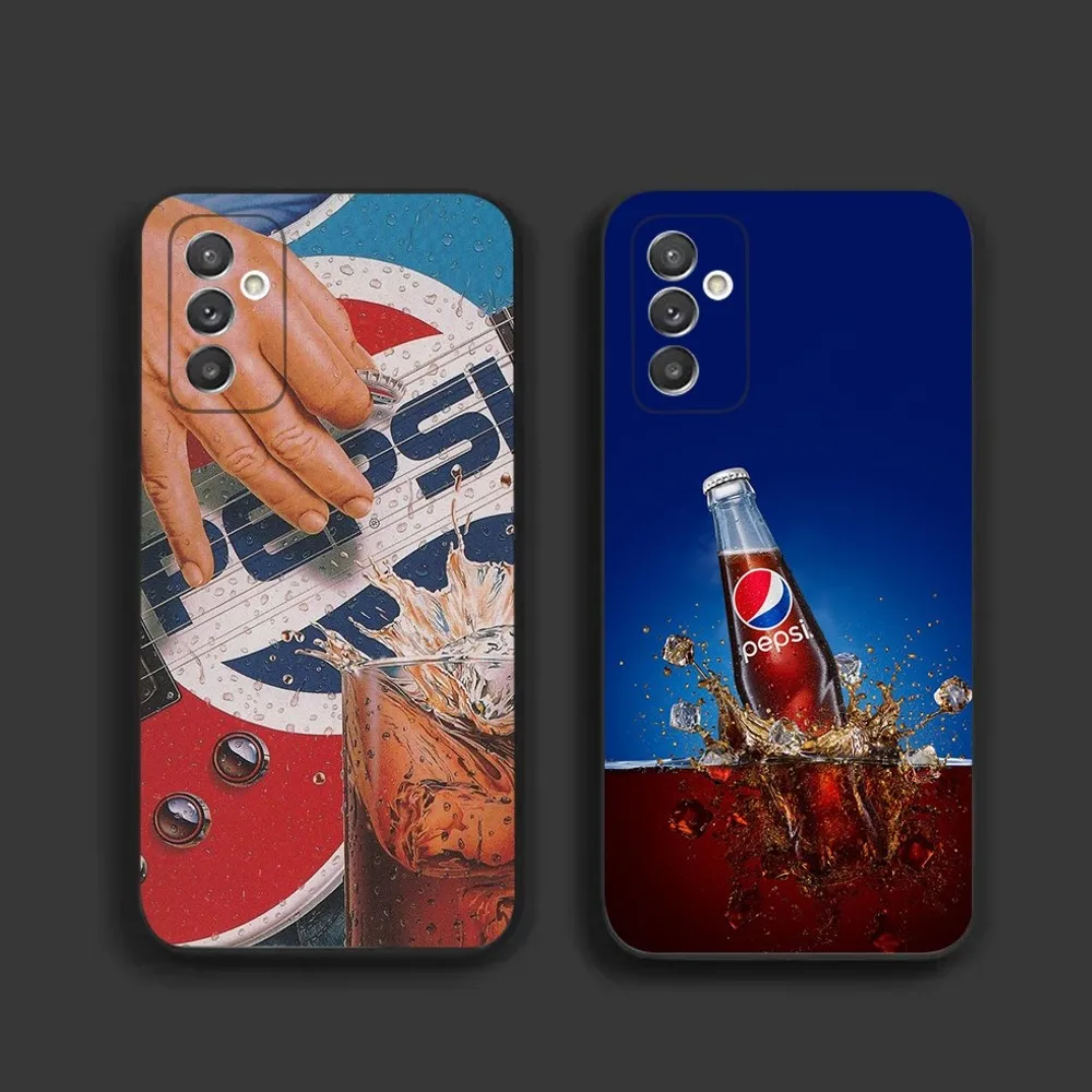 Originality Soda Art P-Pepsis Phone Case For Samsung S21,S22 Ultra,S20,S30 plus,S22 plus,S23,S30 ultra 5G Silicone Cover