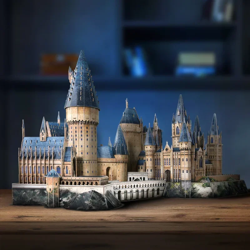 

Harry Potter 3D Puzzle Hogwarts Magic Castle Paper Astronomy Tower Jigsaw Model Express Assembled Game Toys For Kids Gifts