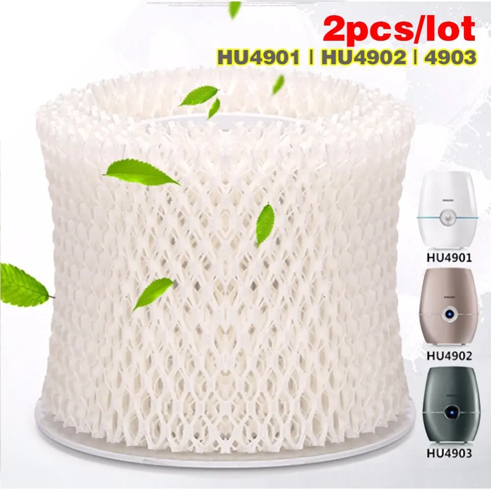 2 Pcs HU4101 Humidifier Filters for Philips HU4901 HU4902 HU4903 Humidifier Parts, Filter Bacteria And Scale filter dacteria and scale humidifier filters for philips hu4706 hu4136 humidifier parts free shipping oem hu4706