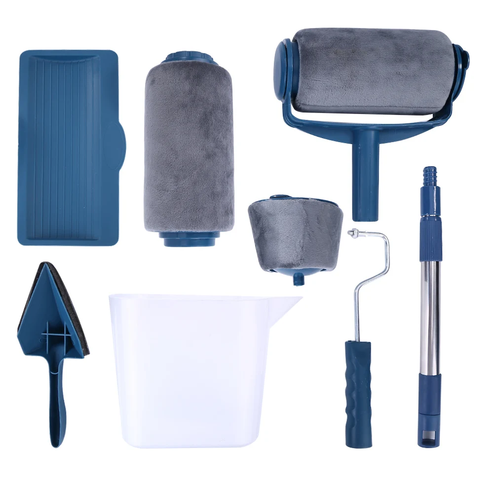 

6/7pcs Multifunctional Paint Runner Roller Corner Brushes Set Household Use Wall Decorative
