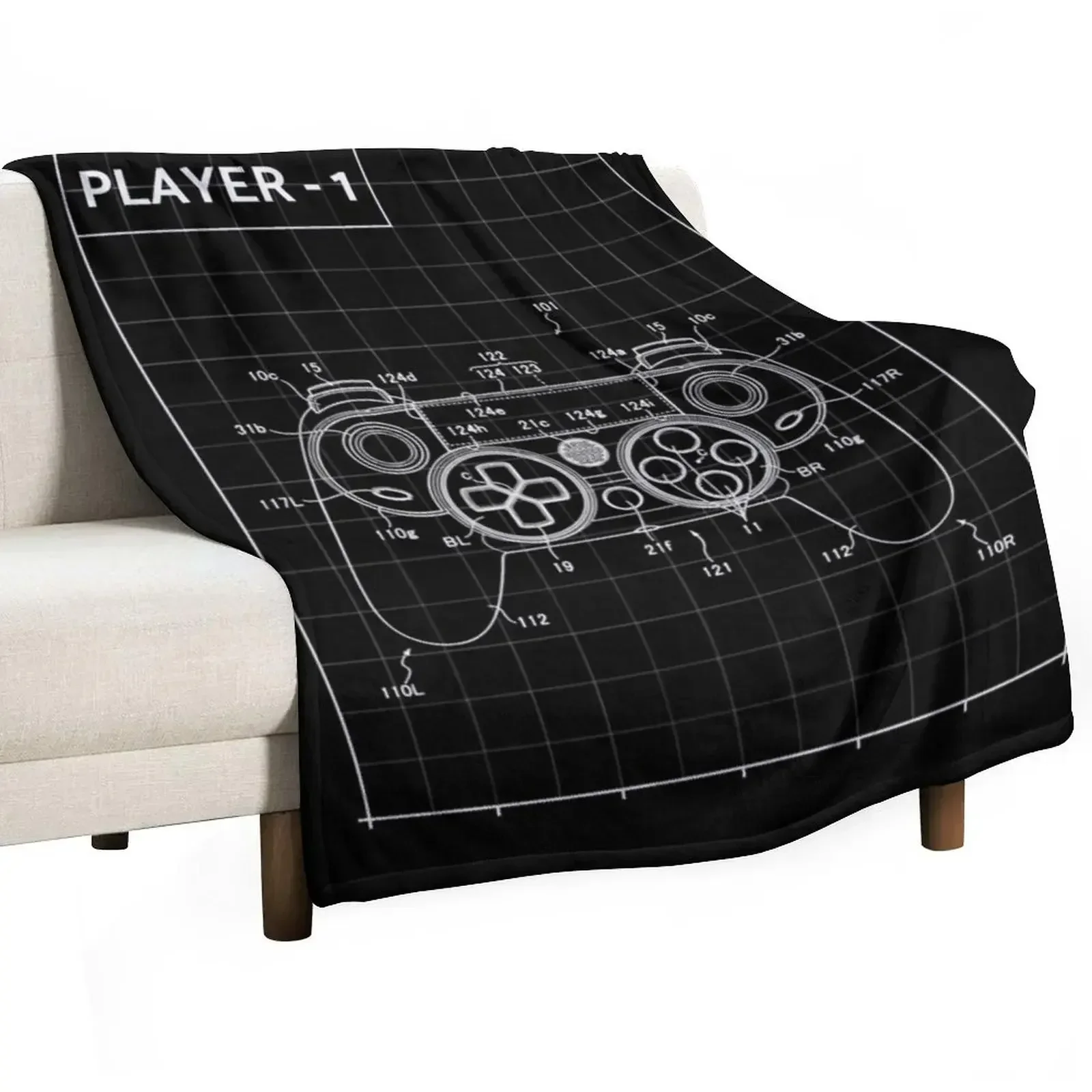 

Gaming Control Design Classic Throw Blanket christmas decoration Personalized Gift Heavy Blankets