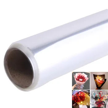 Clear Cellophane Wrap Roll For Gift Flower Bouquet Baskets Wrapping Arts Crafts Cellophane Wrapping Paper For Flowers Packing 1