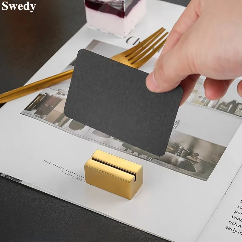Card Holder Stainless Steel Table Number