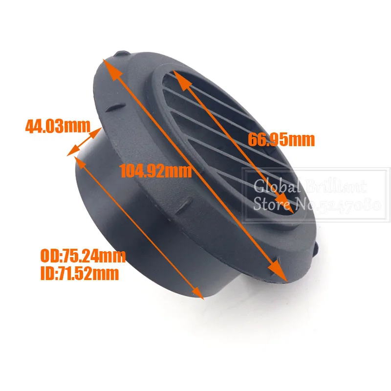  ڵ  Ʈ   ǳ ⱸ, ڵ  RV ATV Webasto Ʈ ڵ ǰ, 360  ȸ , 75mm