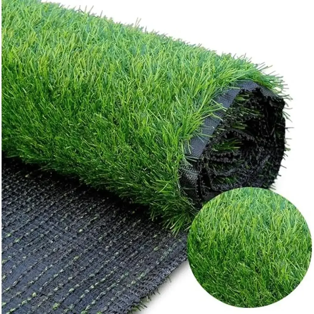 6.5x10 FT Synthetic Grass Turf Rug Mat 1.2" Pile Height Dog Training Pad Pet Safe Eco-Friendly Lawn Indoor Outdoor Decoration