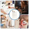 Paint Brushes For Acrylic Painting 6PCS Multi-Shaped Nylon Paint Brushes Pastel Painting Brushes Kit For Acrylic Oil Watercolor 5