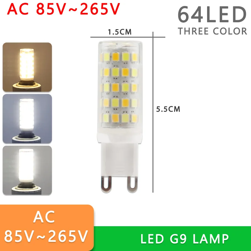 LED G4 G9 Ampoule 2W 3W 5W 6W 8W 9W 10W 12V 220V SMD Remplacer