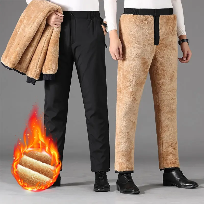 Ski Pants Men Winter Outdoor Windproof Waterproof High Quality Snowboard Pants Thick Warm Trousers Male Trekking Hiking