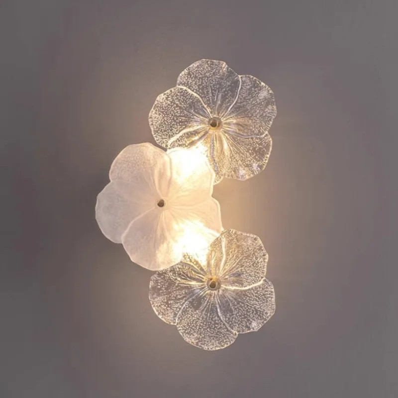 French Luxury Floral Wall Lamp 1