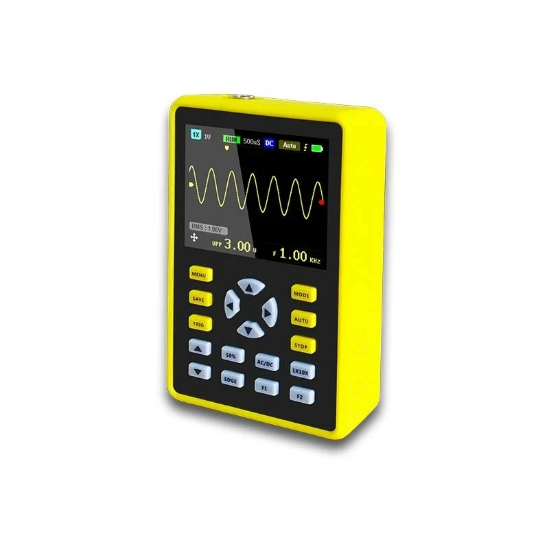 YYHC-5012H 2.4-inch Screen Digital Oscilloscope 500MS/s Sampling Rate 100MHz Analog Bandwidth Support Waveform Storage