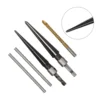 Taper Reamer With 6mm Drill Hand Metal Reamer Deburring Enlarge Pin Hole Handheld Reamer For Plastic Wood Metal Drilling Tools 4