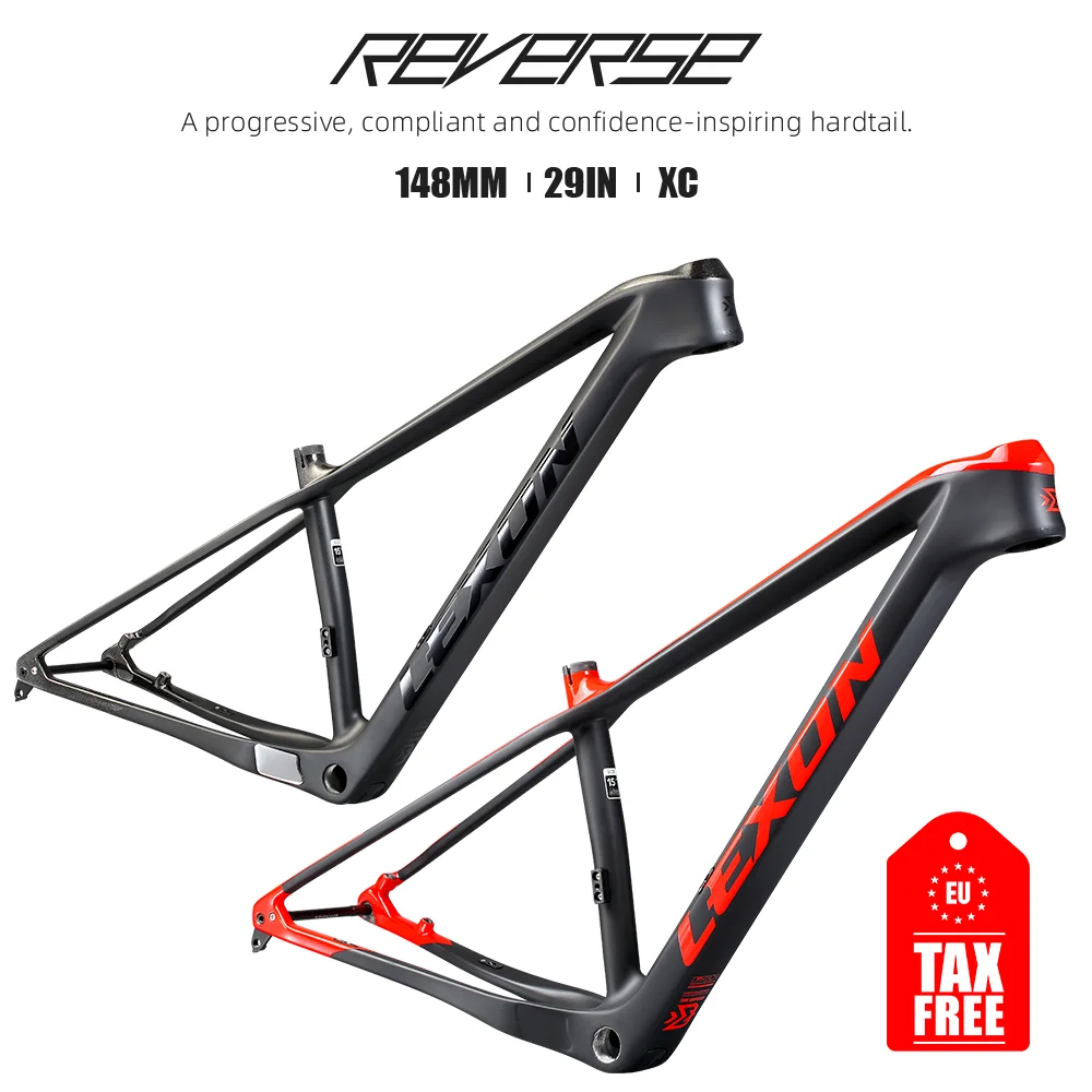 2022 Lexon Carbon Frame 29er Plus Frame Mountain Bike Frame 148*12mm Thru  Axle Mtb 15/17/19inch Bsa - Bicycle Frame - AliExpress