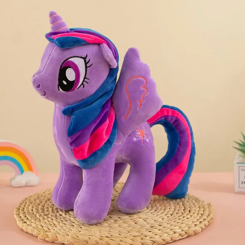 thumbnail image 1 of 20cm My Little Pony Rainbow Dash Twilight Sparkle Cute Cartoon Plush Toys Stuffed Doll Anime Figure Car Accessories Kids Gifts, 1 of 5