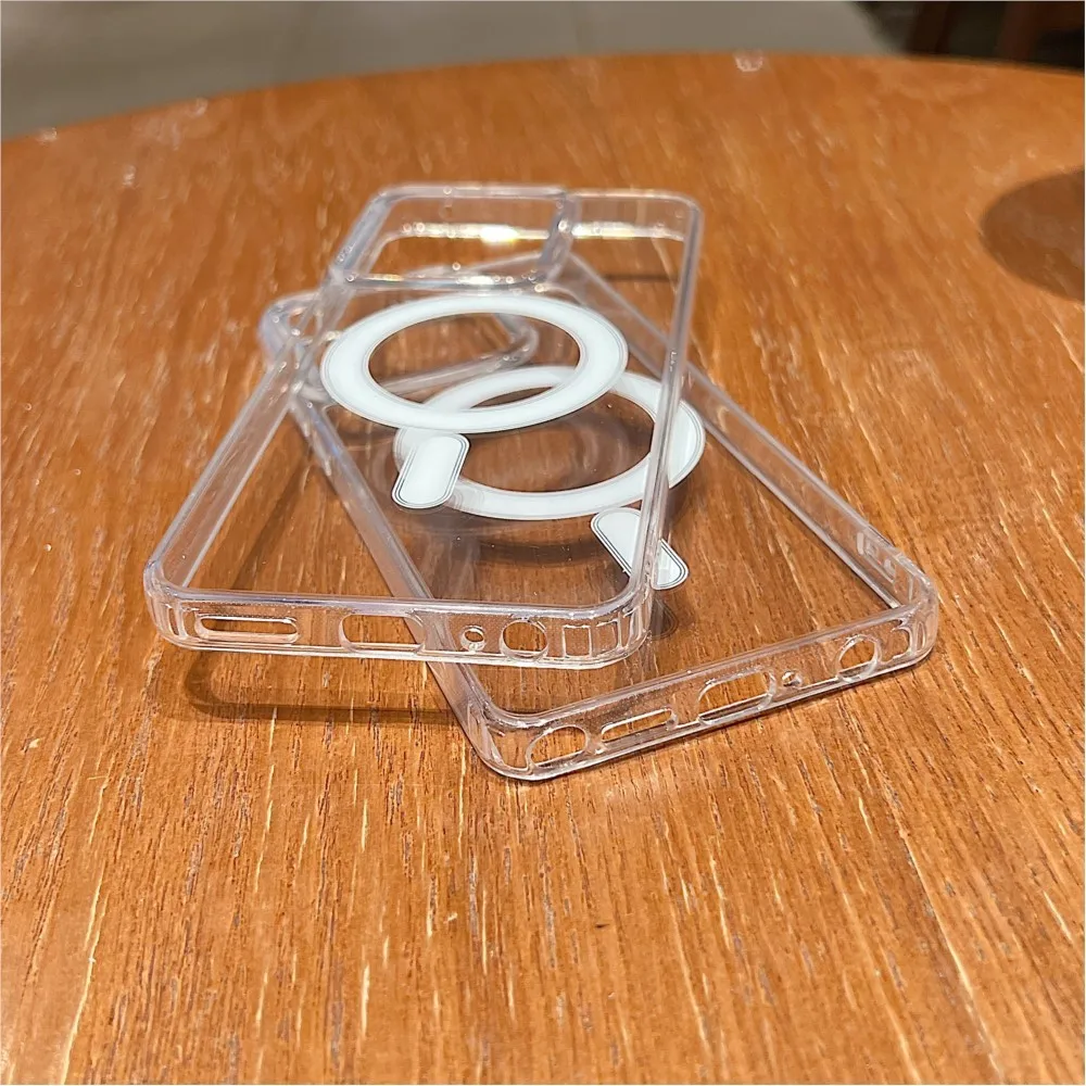 Magnetic Transparent Magsafe Wireless Charging Phone Case
