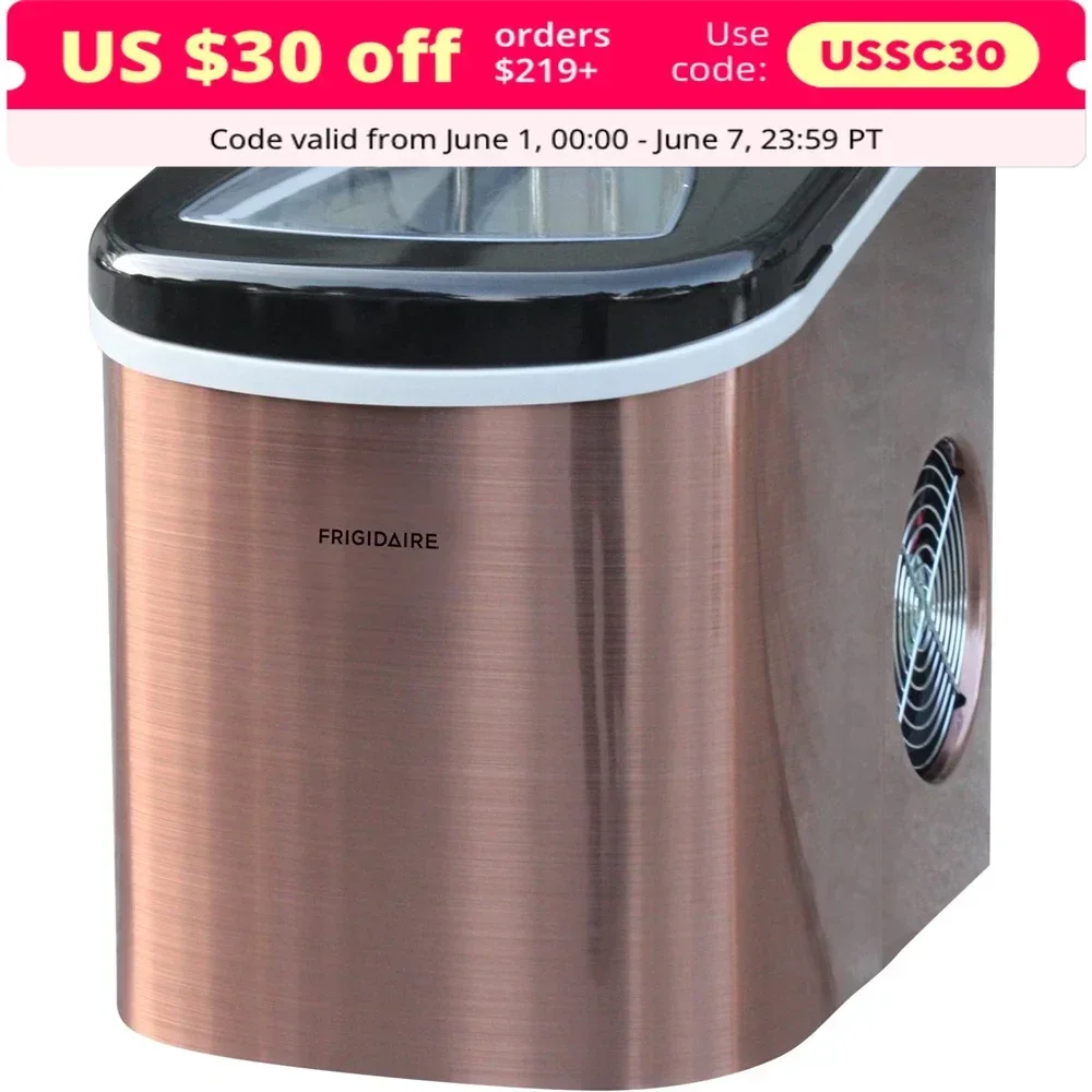 

Ice Machine, 11.7" 26-Lb. Freestanding Ice maker - Black, Ice maker