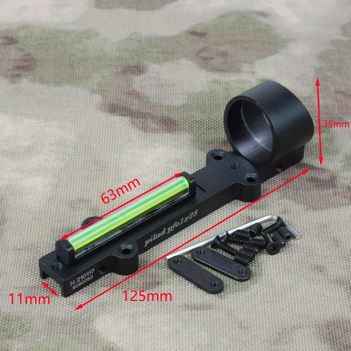 Hunting 1x28 Red Dot Sight Light Weight Scope Fit Shotguns Rib Rail Red and Green Fiber Shooting Holographic Sight For 11mm Rail red dot sight