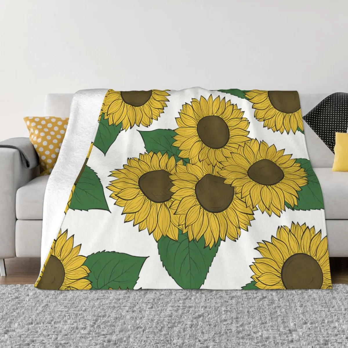 

Flower Textured Plaid European Style Blanket Soft Plush Sherpa Throw Blankets for Durable Long-Lasting Home Decor