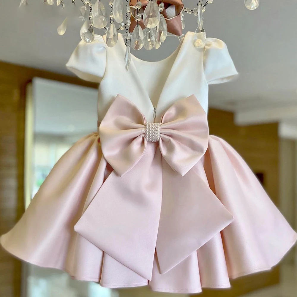 Bridesmaid Dress 2 Years Girl Bridesmaid Dress Children Big Bow Dress Girls 1 Aliexpress