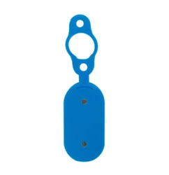 Waterproof Charge Port Dust Cover for Electric Scooters - High-Quality Rubber Plug (Blue)