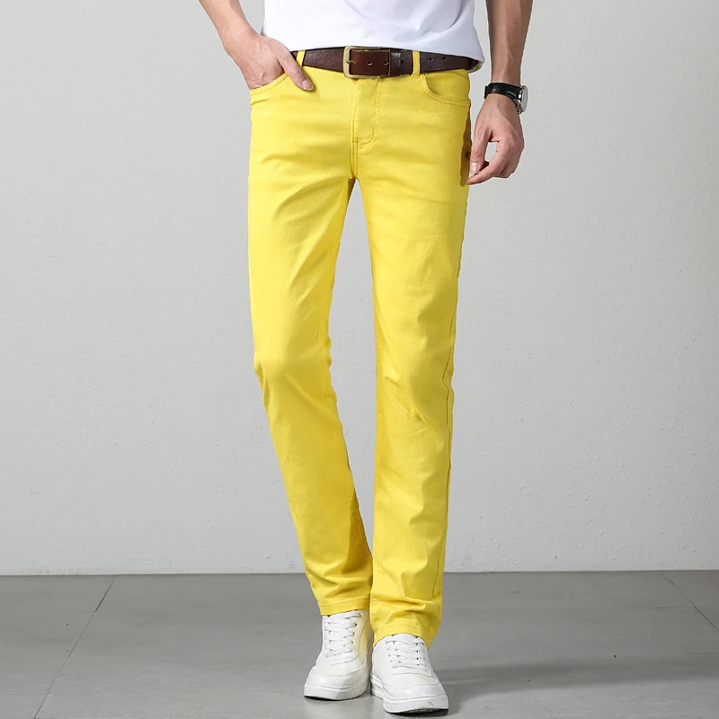 Yellow pants isolated yellow jeans trousers pants skinny trousers Modern  pockets yellow trousers for teenagers isolated on white background Youth  summer fashion apparel 3737345 Stock Photo at Vecteezy