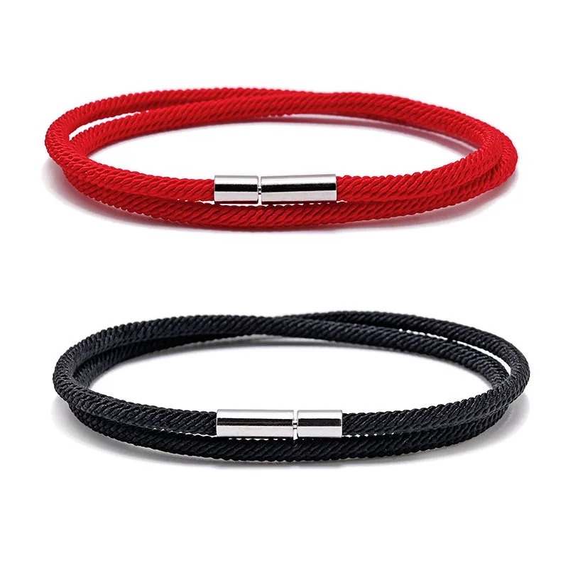 Milan Rope Bracelet Couples Cross-border Explosion Models Buckle Double Layer Milan Line Hand Rope Bracelets for Women