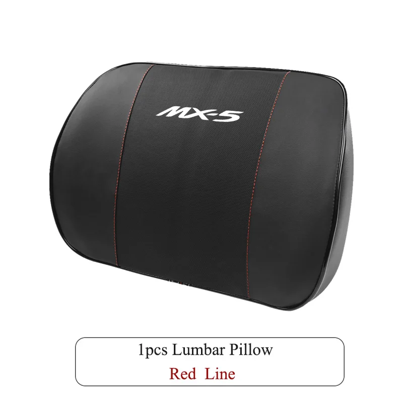 thumbnail image 1 of 2 piezas de almohada para el cuello del reposacabezas del coche, cojín de espuma viscoelástica para el cuello del coche para Mazda MX-5 Miata NA NB NC ND 2019-2023, accesorios para el coche, 1 of 5