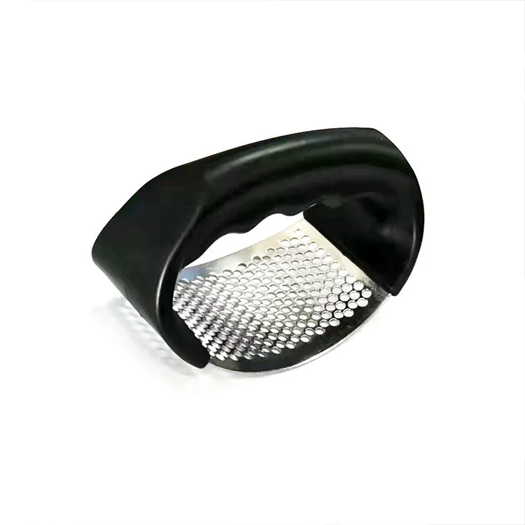Stainless Steel Garlic Press Crusher Manual Mincer Chopping Tool Fruit...