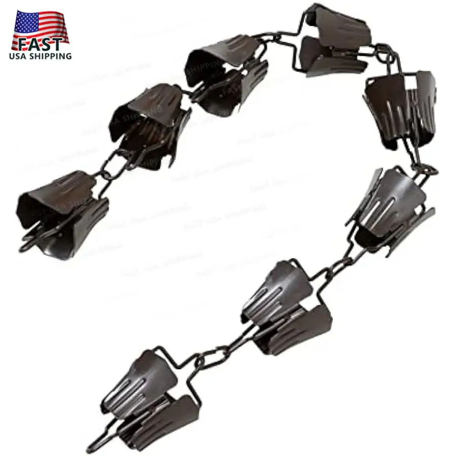 Garden Rain Chain Guttering Rain Bells Chains Gutters Compact Umbrella Chain for Bell Sprinkler Gutter Adapter Hose