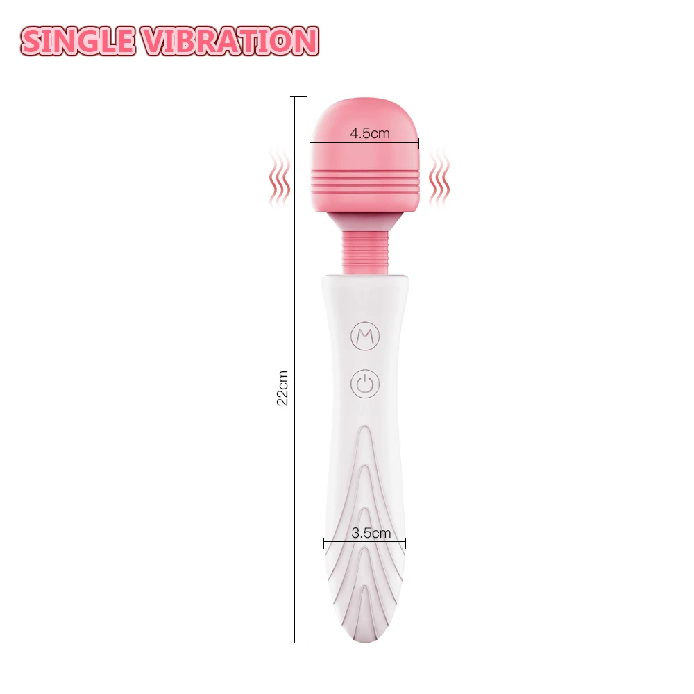 Dildo 10 Geschwindigkeit Vibrator Weiblich Leistungsstarke Big Head AV Zauberstab Klitoris Stimulator Erwachsene Waren Se Erwachsene Gute_voghion.com
