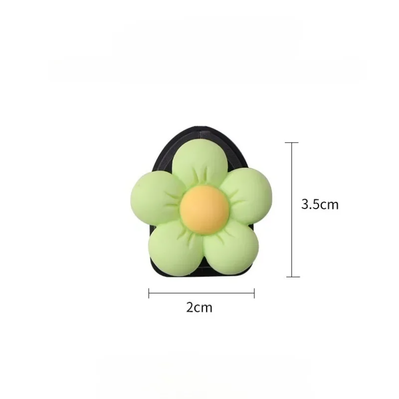 1pc Cute Daisy Adhesive Hooks No Drilling Hooks Door Wall Hooks Hangers for Kitchen Bathroom Home Storage Organization Gadgets 5