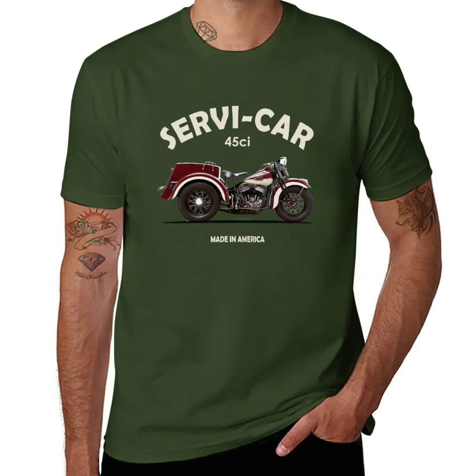 

The 1946 Servi-Car T-Shirt customs design your own quick-drying anime animal prinfor boys mens clothing