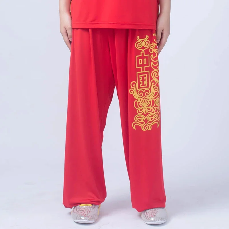 Training Pants Martial Arts Trousers Bloomers Yoga Tai Chi Trousers to Taiji Kung Fu Pants Wushu Light and Smooth