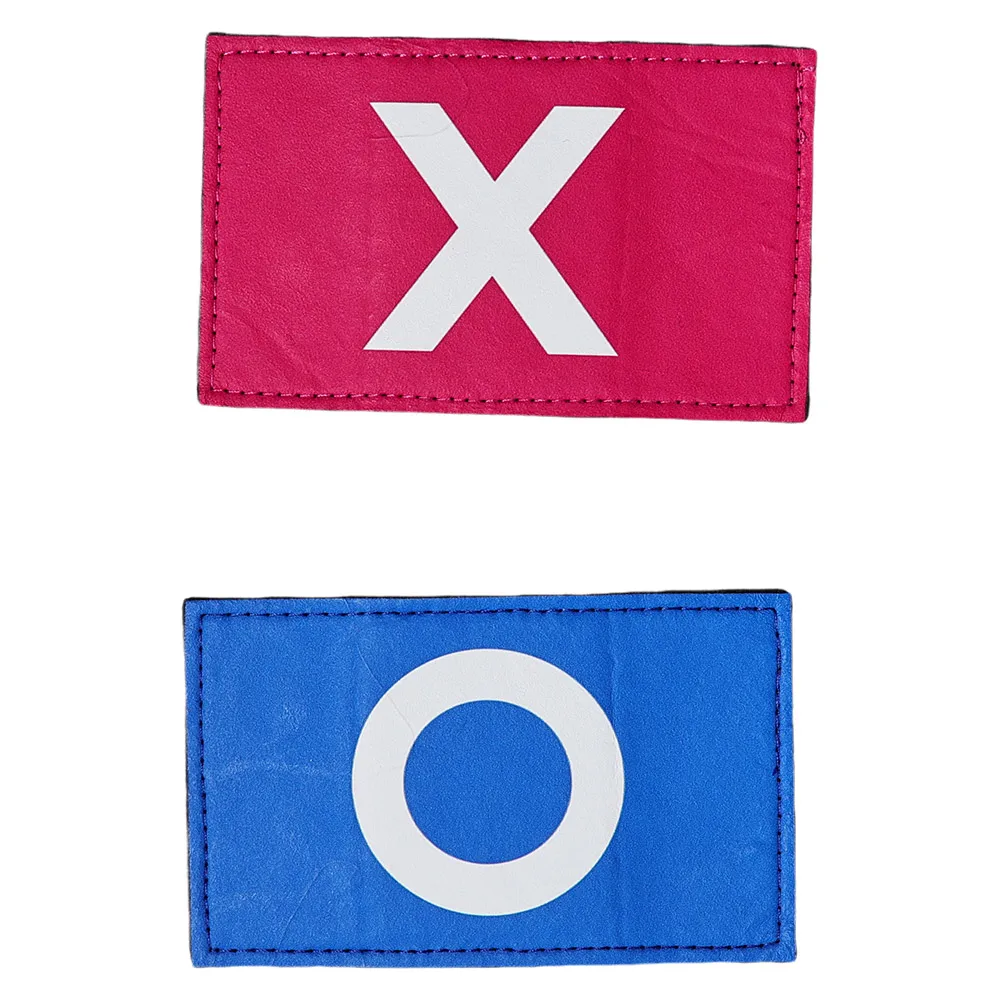 Calamari Game XO Cosplay Patches Badge Players Accessories Korean TV SG2 Role Pink X Blue O Brooch Outfits Halloween Gift