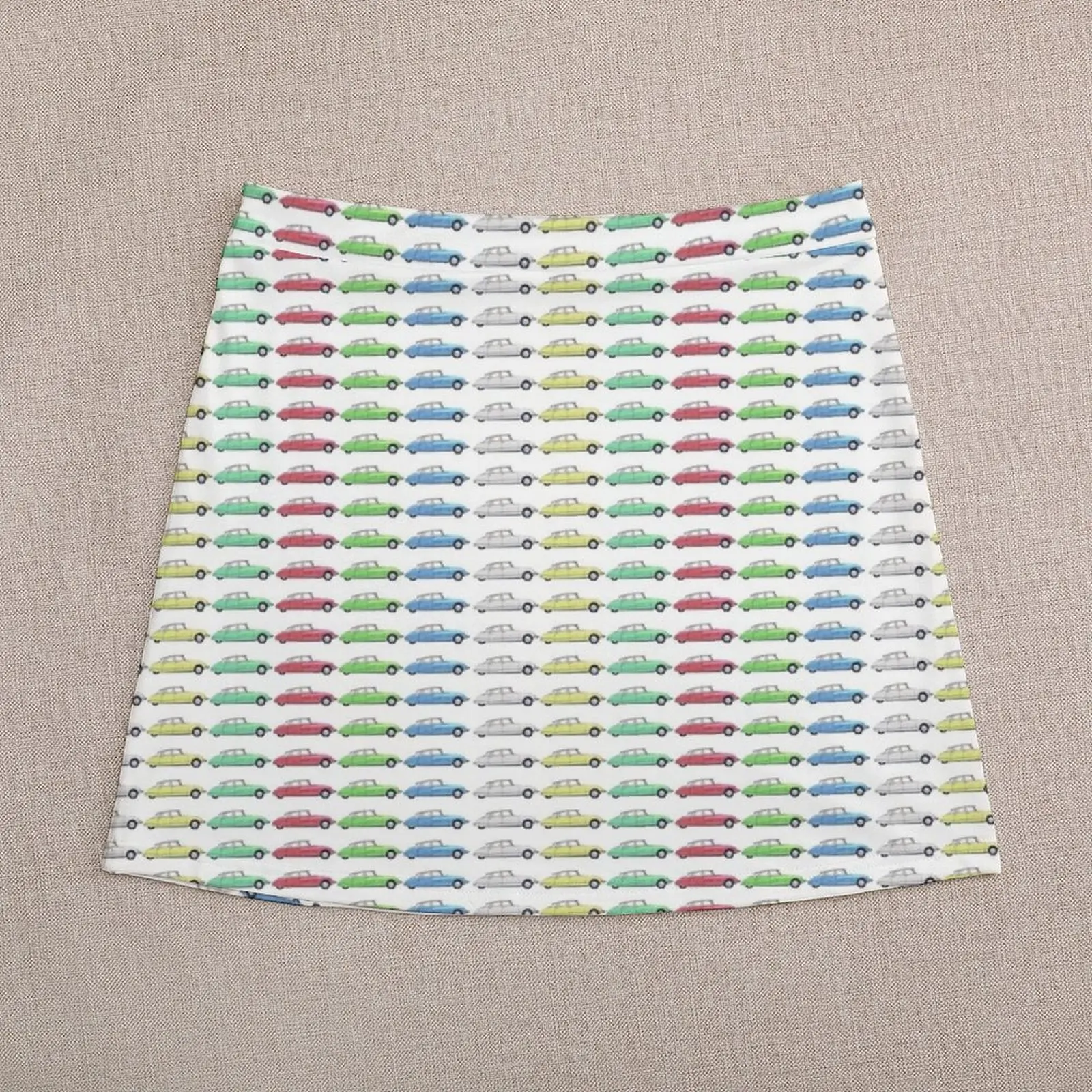 Citroen DS Multicolour Mini Skirt new in dresses Women's summer skirts summer skirts fashion