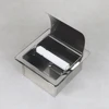 Stainless Steel Recessed Toilet Paper Holder Wall Toilet Paper Holder Modern Style Toilet Paper Holder Recessed Tissue Roll D 3