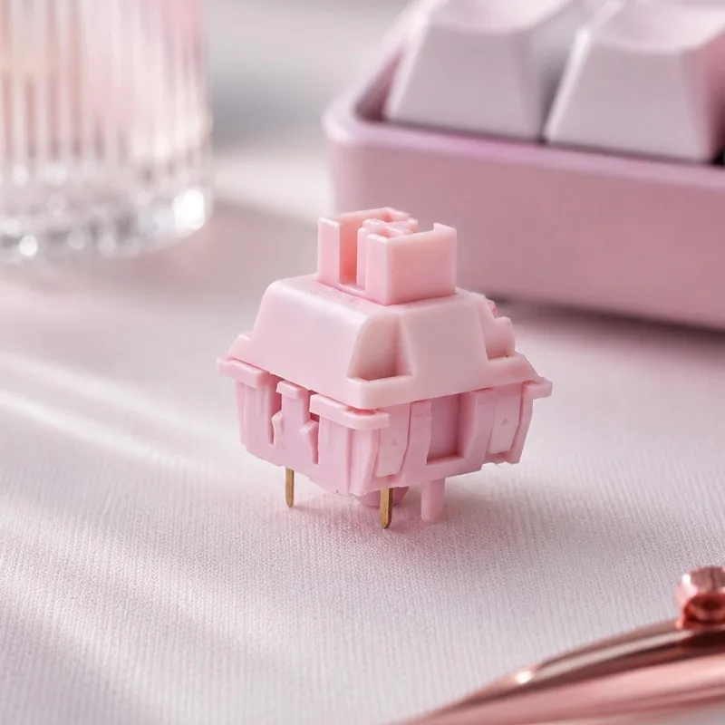 Sakura V2 Linear RGB Mechanical Keyboard Switches - Customization Accessories, Lubrication Included