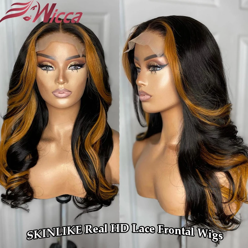 

Real HD Lace Front Wig Body Wave 180% Hair 13x6 HD Transparent Lace Frontal Human Hair Wig Brazilian Hair For Women Remy