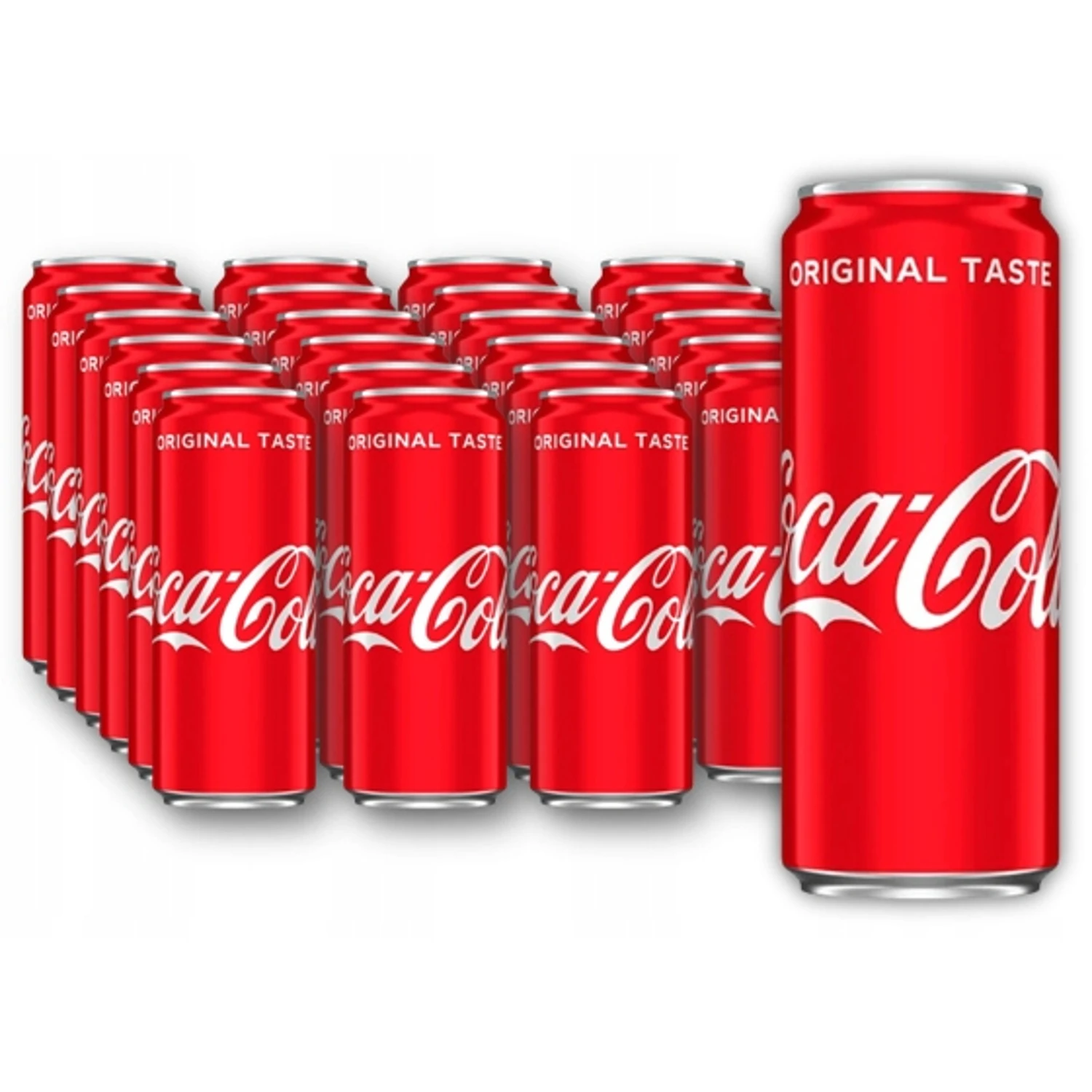 24x Napój gazowany COCA-COLA puszka wąska 330 ml z Polski za $15.66 / ~63zł
