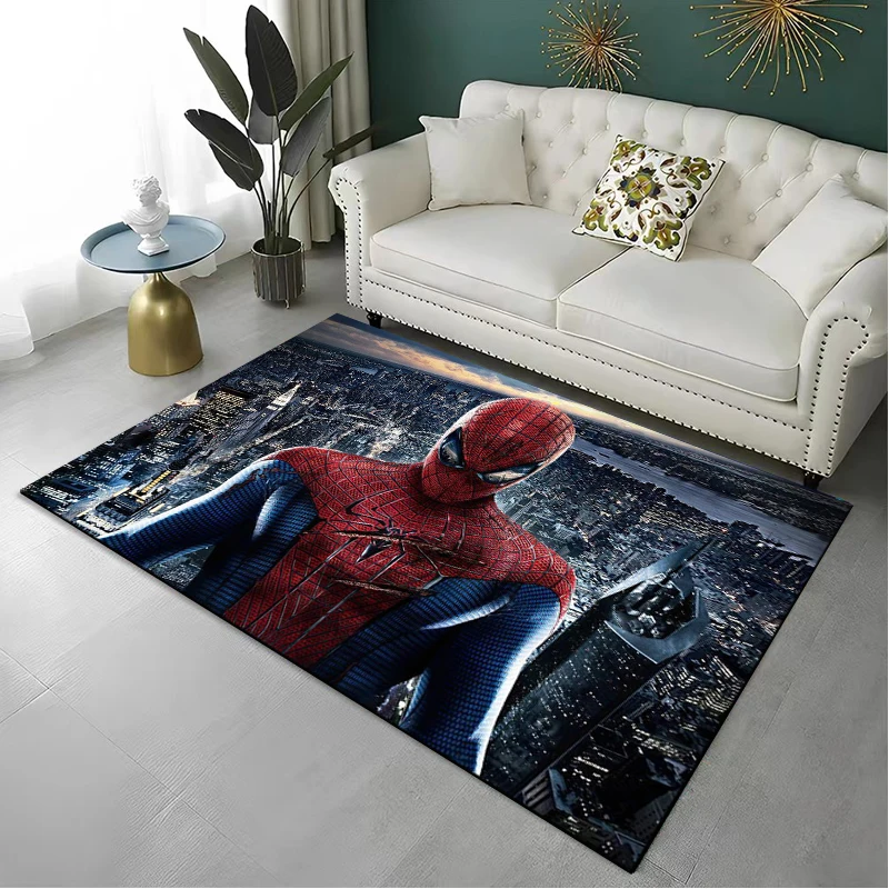 

Disney Movie SpiderMan Marvel Large Area Rugs 3D Carpets Home for Living Rooms Kids Bedroom Sofa Doormat Decor Child Floor Mats