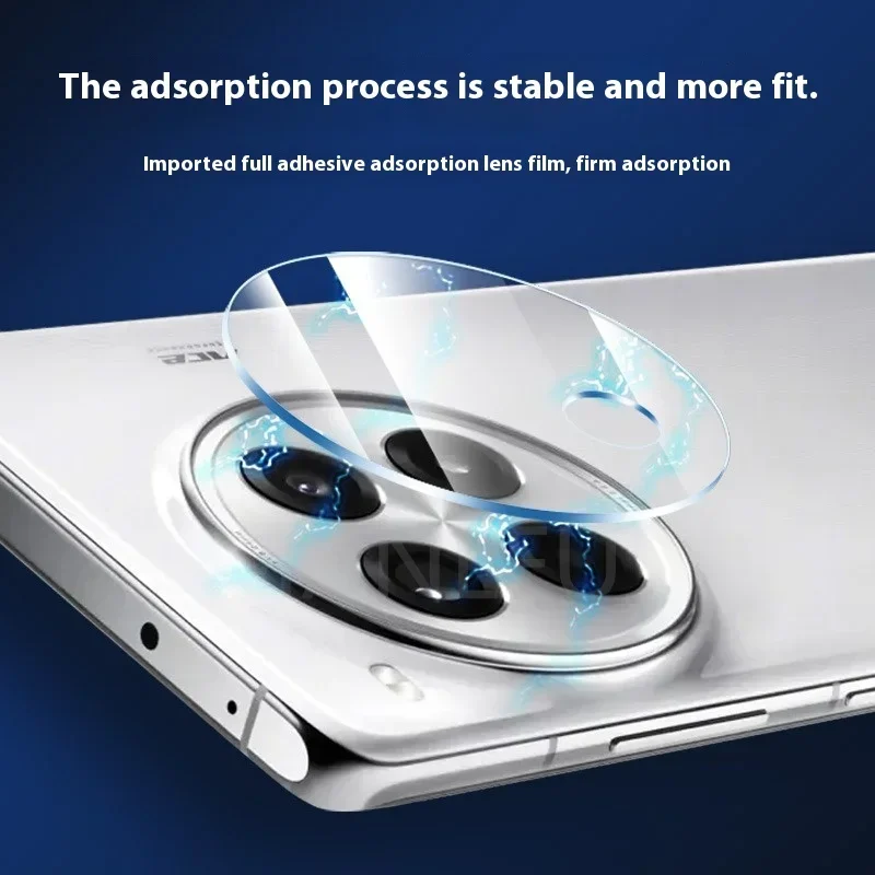 Premium Full Glue Tempered Glass Camera Lens Protector - Durable Protective Film