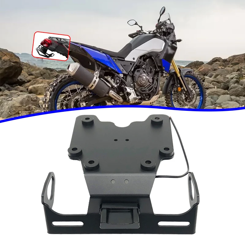 

For Yamaha Tenere 700 Tenere700 XT700Z 2019 2020 2021 Motorcycle Rear License Plate Holder Bracket Tail Tidy Fender Eliminator