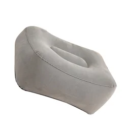 Portable Foot Rest Pillow Inflatable Pad Stool Footstool Footrest Adjustable Travel