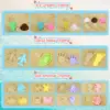 20pcs Beach Toys Set for Kids Toddlers Girls Collapsible Sand Bucket Shovels Set Mesh Bag Sand Molds Ice Cream Travel Sand Toys 3