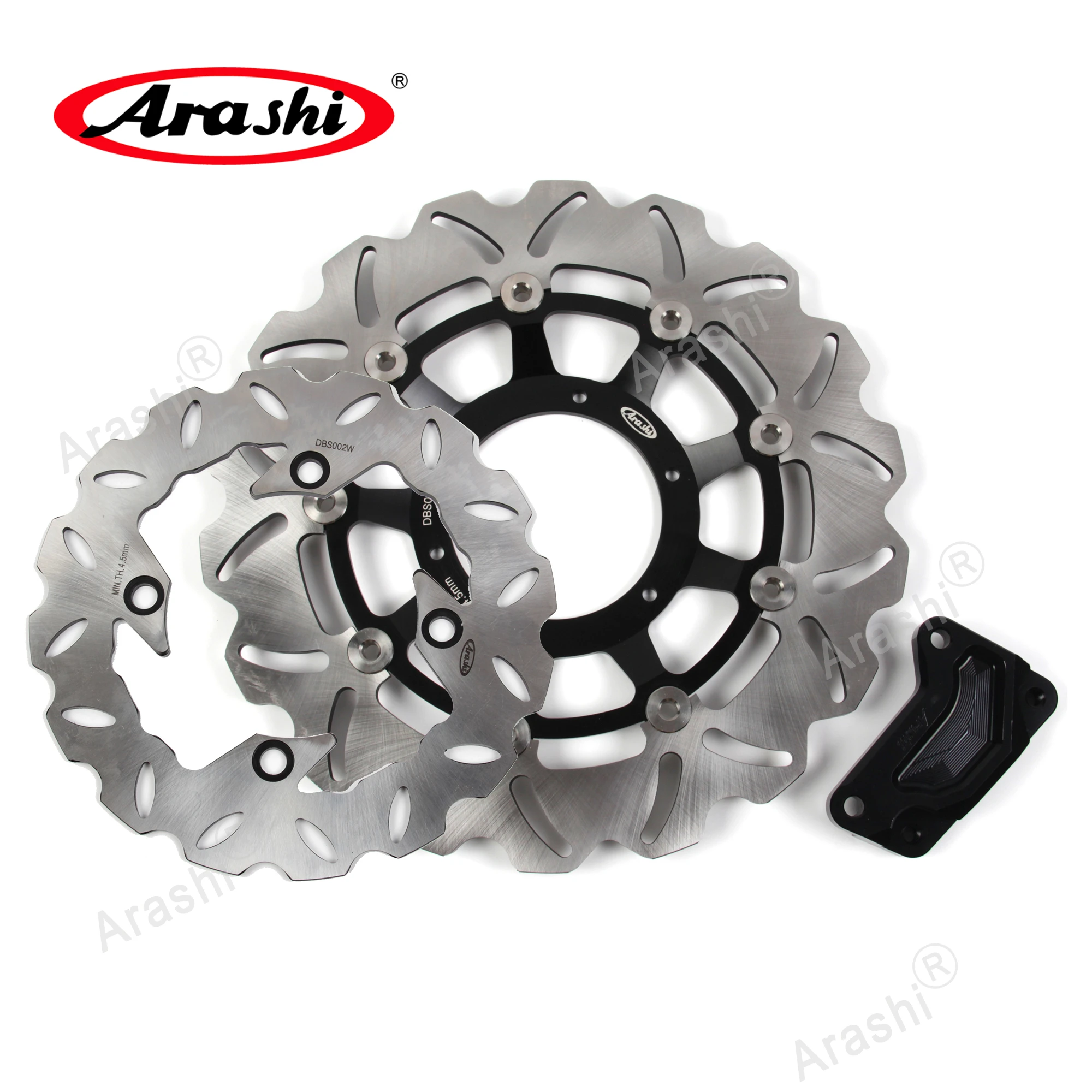 Arashi1SetOversizedCNCFloatingFrontRearBrakeDiscRotorFor
