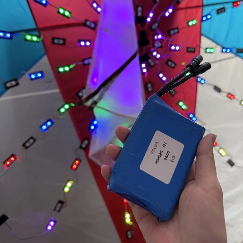 Spare battery for LED kites 7.4V 5000/6000/7000/10000 MAH lithium battery free charger