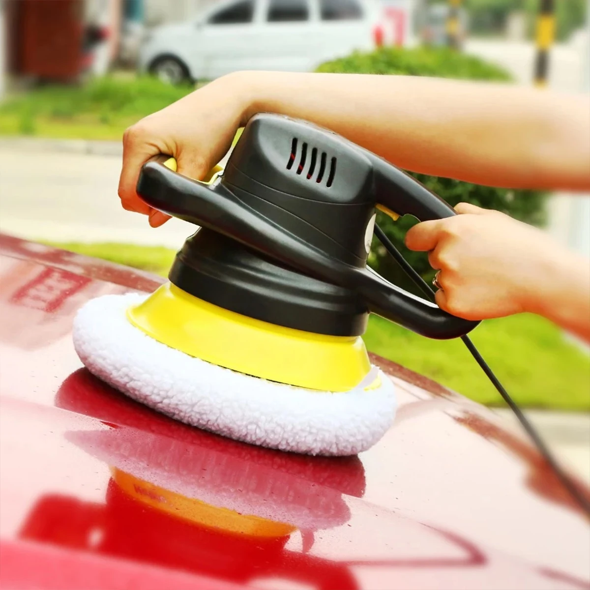20/10Pcs Car Polishing Pad Bonnet 9 10 Inch Microfiber Auto Bonnet Polisher Soft Wool Wax Wash Buffer Cover Car Cleaning Tools Car polishing pad car polish pad wool polishing pad wool polishing head