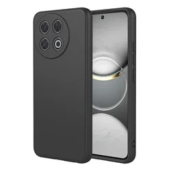 Ultra Slim Silicone Rugger Armor Case with Microfiber Lining for Spark 30 Pro 4G (Black)