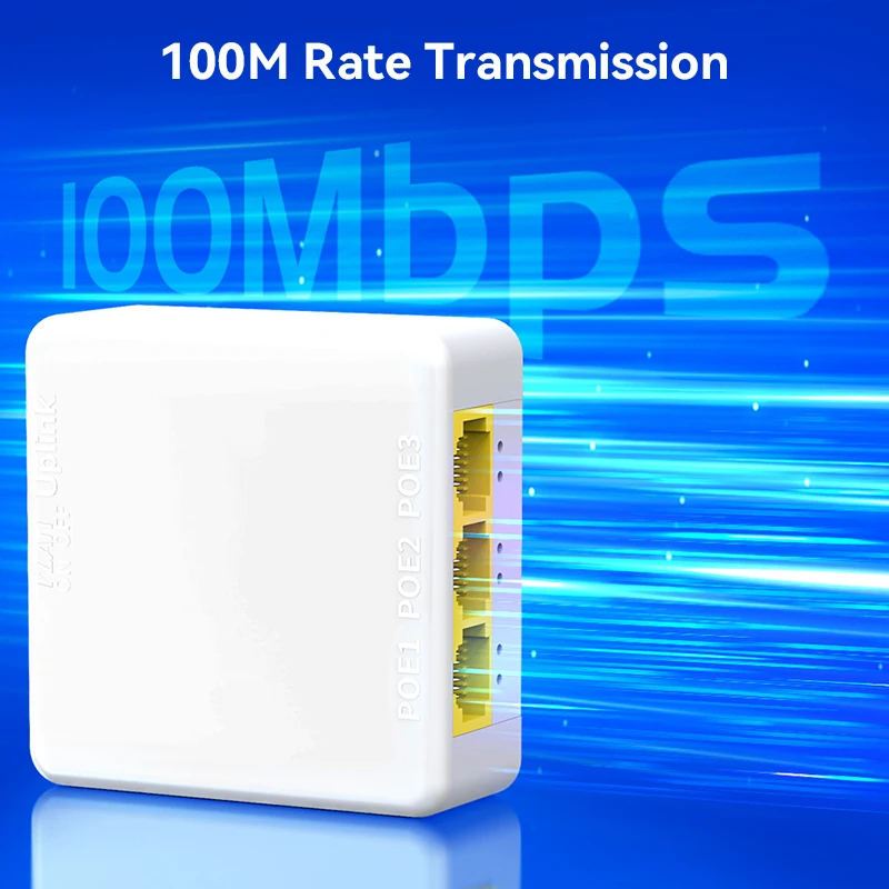 Estensore Poe A 4 Porte Ripetitore Poe Di Rete Impermeabile Da - Foto 3